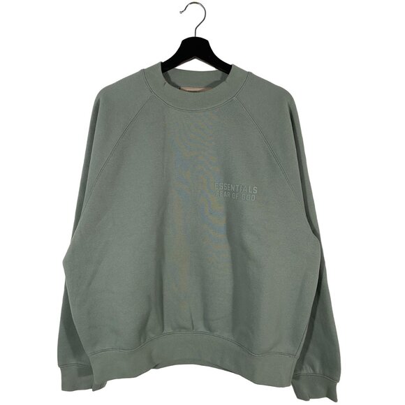 Fear of God Essentials Oversized Crewneck Sycamore mens size XS - Picture 1 of 9